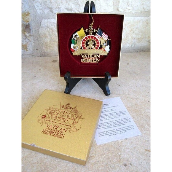 2002 Medieval Frescoes LE Vatican Museums Exhibition Christmas Ornament‎ - Picture 1 of 3